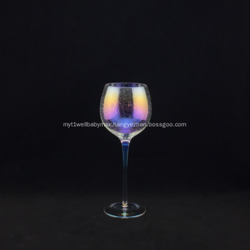 Bubble colorful wine glass set